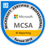 MCSA BI Reporting 2018